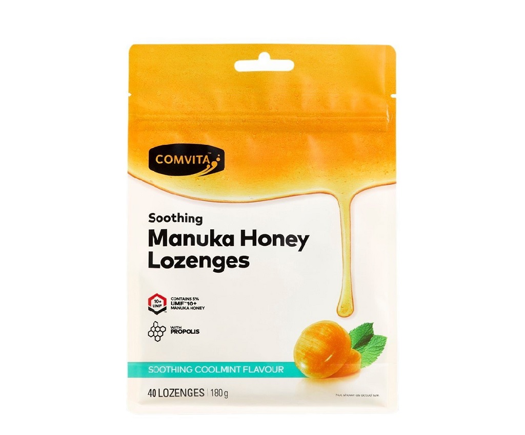 Manuka Honey Lozenges with Propolis (Coolmint) 40s